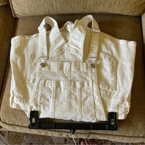 White PAC SUN Overalls, short